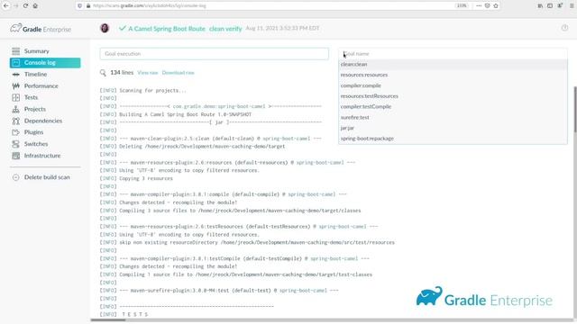 Using a Build Scan to View and Share Console Log Output смотреть онлайн