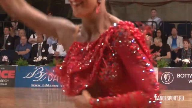 Maxim Elfimov - Evgenia Churikova RUS | Samba | 1/32 WDSF GrandSlam Latin | GOC 2017 смотреть онлайн