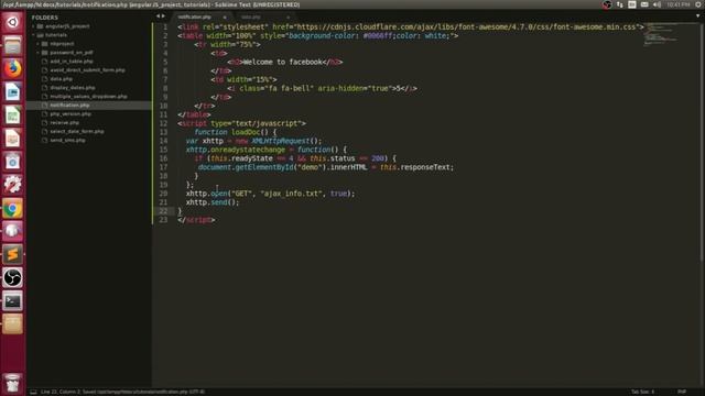 Easiest Way To Create Realtime Live Notification Count Like Facebook | PHP | AJAX | JAVASCRIPT смотреть онлайн