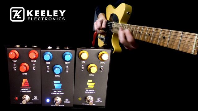 Keeley 4-in-1 Series Angry Orange, Blues Disorder, Super Rodent