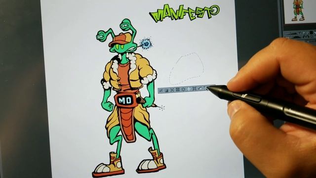 How to create Color Screentones in Clip Studio Paint смотреть онлайн