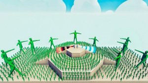 100x ZOMBIE vs 2x EVERY GOD | TABS - Totally Accurate Battle Simulator