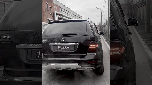 ДИКИЙ ВЫХЛОП для MERCEDES BENZ ML350 3.5L 2011