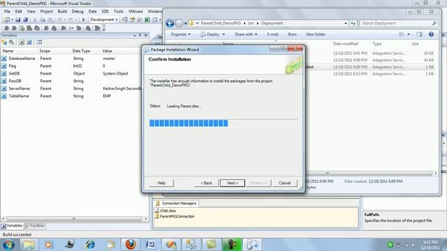 Deploying SSIS package смотреть онлайн