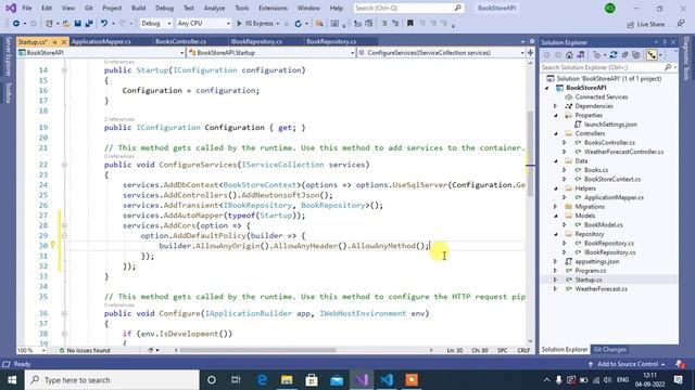 #96: Fix CORS issue in Asp.Net Core Web Api and Display Data in Angular 14 Application. смотреть онлайн
