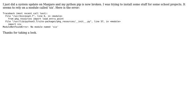 Python Pip is broken смотреть онлайн