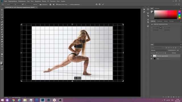 Ретушь спортсменки и поболтать /portrait retouch смотреть онлайн