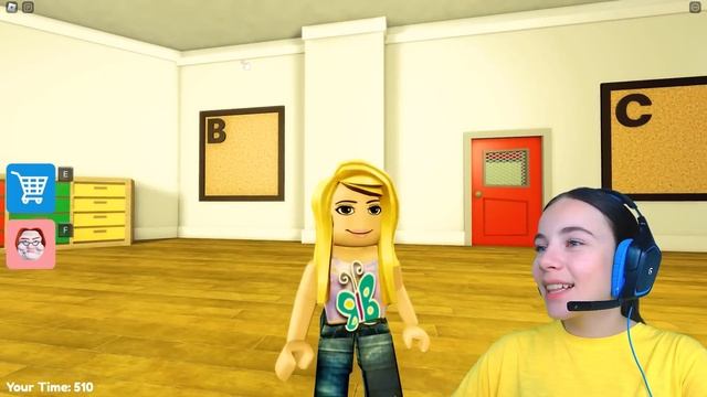 ПОБЕГ ОТ ЗЛОЙ НЯНИ в ROBLOX! смотреть онлайн