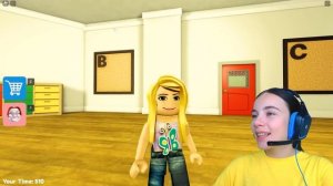 ПОБЕГ ОТ ЗЛОЙ НЯНИ в ROBLOX!