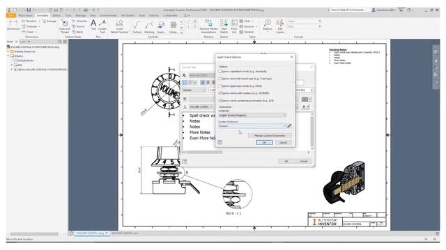 Inventor 2020.1 - Spell Checker Update смотреть онлайн