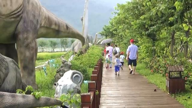 Парк динозавров. Остров Хайнань. Санья. смотреть онлайн