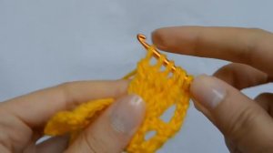 Шишечка из пяти столбиков с двумя накидами из одной петли - Уроки вязания крючком для начинающих