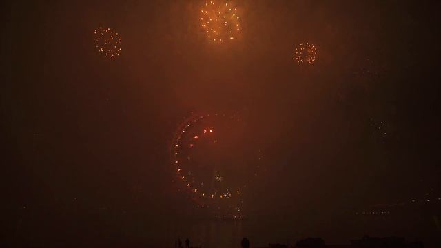 London Eye - New Years Fireworks 2020 смотреть онлайн