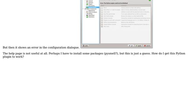 Ubuntu: How do I enable Pt Python plugin in Kate? смотреть онлайн