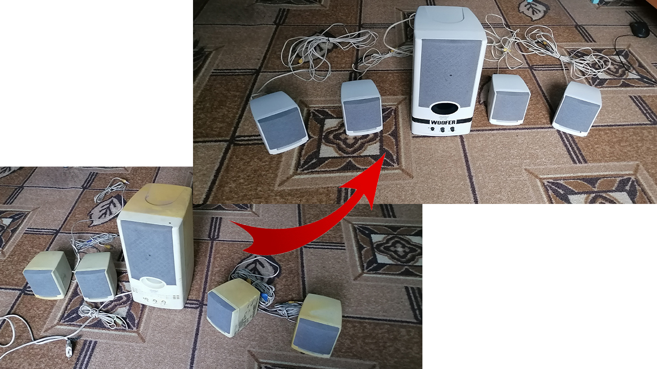 Реставрация квадро колонок начала нулевых