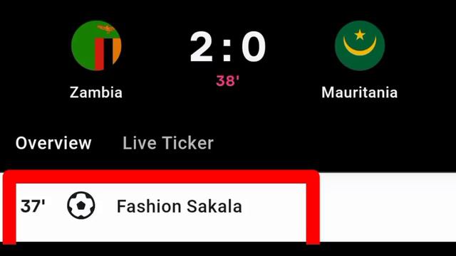 Fashion Sakala Goal Vs Mauritania | Zambia Vs Mauritania | 2-0 | смотреть онлайн