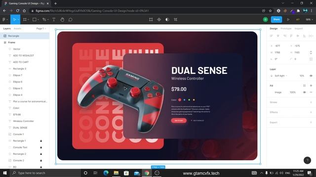 Gaming console UI Design for Figma | GTAMC Vfx | #2 смотреть онлайн