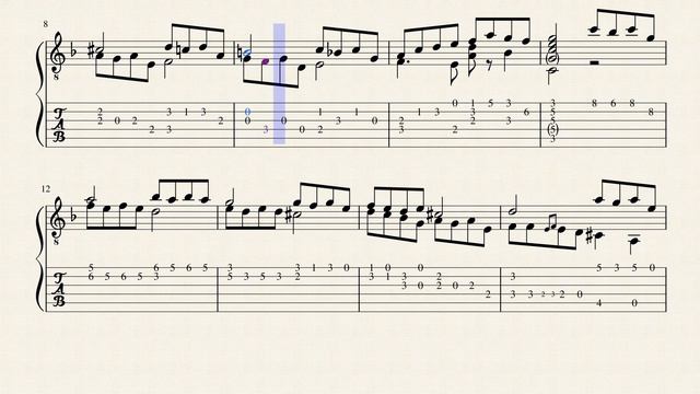 Prélude - François Campion (1684 - 1746) Tablature смотреть онлайн