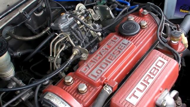 Daihatsu Charade G30 engine starting смотреть онлайн