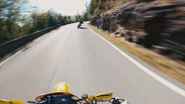 DRZ 400 SM Vs TM 450 FI - Crazy Run - GoPro POV W. Giulio Vecoli / RAW - NO MUSIC