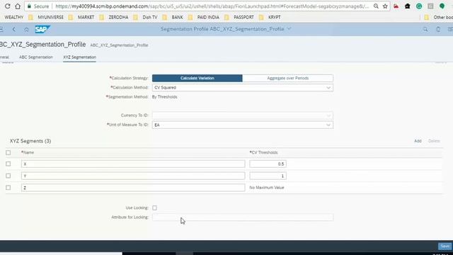ABC XYZ SEGMENTATION-SAP IBP смотреть онлайн