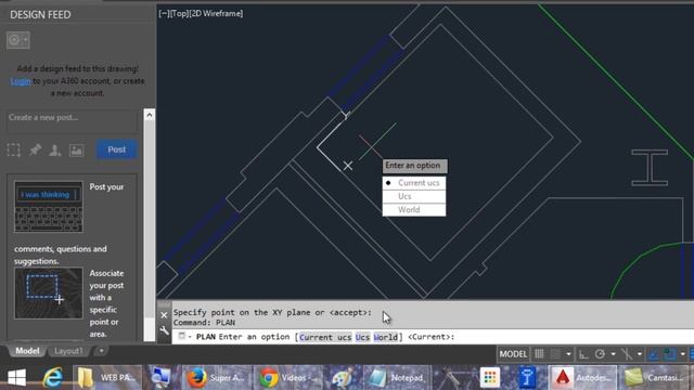 Rotar Sistema de Coordenadas X Y de AutoCAD. Girar Dibujo y Cambiar los ejes del UCS o SCP смотреть онлайн