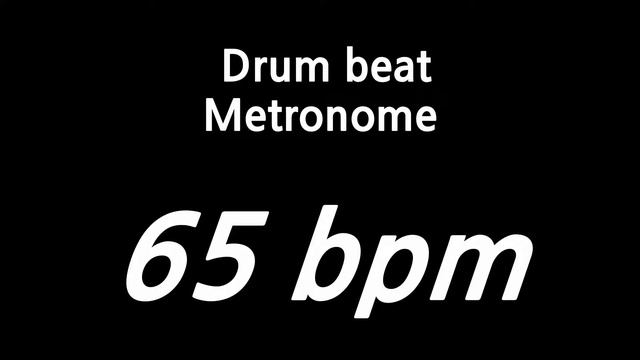 65 bpm metronome drum смотреть онлайн