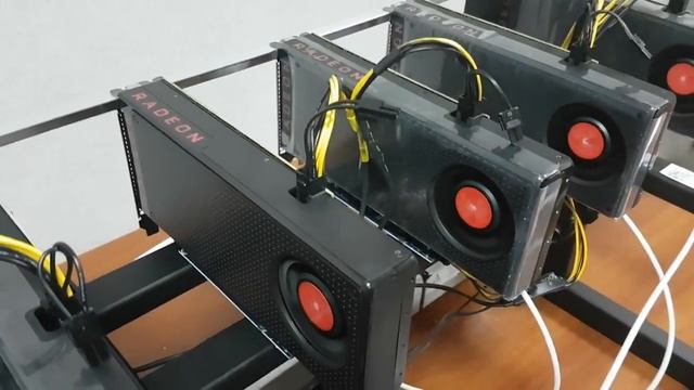 Майнинг на ферме RX 480 GPU 6 карт 145Mh s Ethereum + SiaCoin 2150 Mh s смотреть онлайн