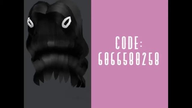 10 Aesthetic black hair codes| Roblox смотреть онлайн