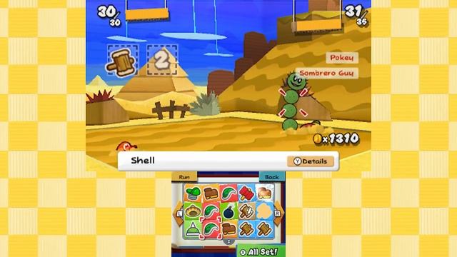 Paper Mario Sticker Star - Gameplay Walkthrough World 2-1 - Drybake Desert (Nintendo 3DS) смотреть онлайн