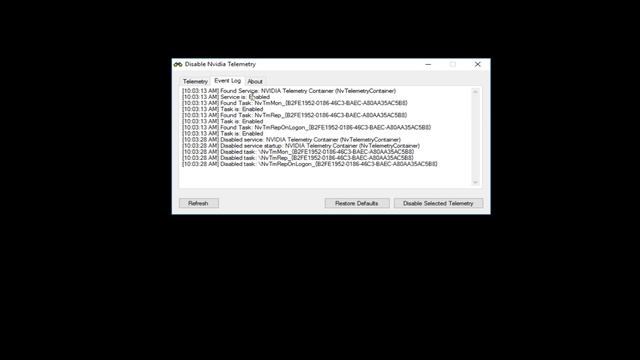 Disable Nvidia Telemetry Walkthrough смотреть онлайн