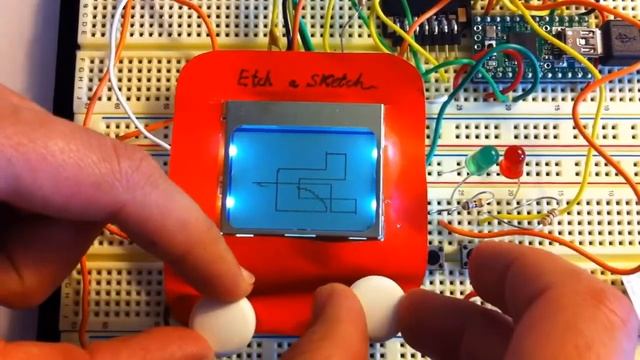 Arduino Etch a Sketch!! смотреть онлайн