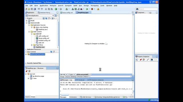 Create Oracle JDeveloper project - Second part смотреть онлайн