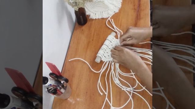 Macrame DIY | Mini Wall Hanging | Dekorasi Dinding Mudah Minimalis Simple Makrame смотреть онлайн