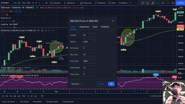 GUIDE How to Setup Profitable CoinRule Automated Crypto Trading Bot Tradingview Indicator Strategy смотреть онлайн