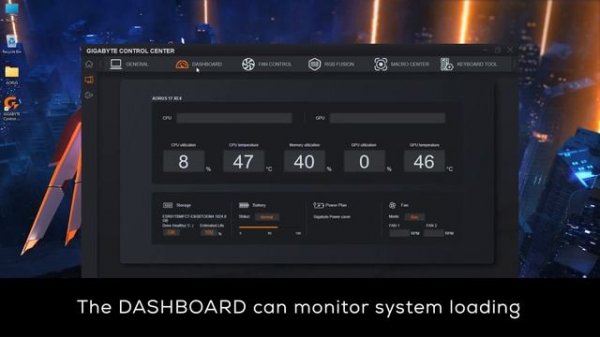 [GIGABYTE Control Center] - Optimizing Your AORUS Gaming Laptop Usage