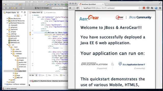 Eclipse PoC using the LiveReload extension in Chrome смотреть онлайн