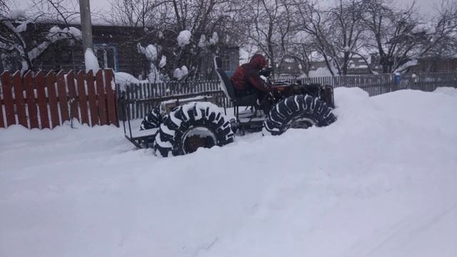 Вездеход с двигателем от ОКИ. смотреть онлайн