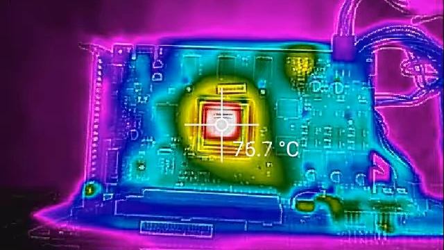 GPU Heatsink Removed! - Nvidia GTS 450 powered on with no heatsink - Thermal Camera смотреть онлайн