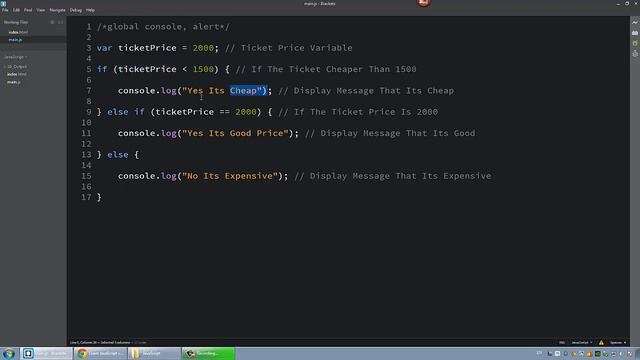 Learn JavaScript In Arabic #12 If, Else If, Else Conditions смотреть онлайн