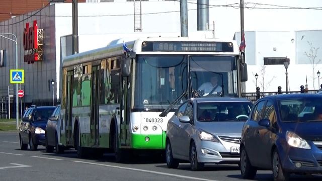 "Карантин!" Автобус ЛиАЗ-5292.21 с маршрутом №821 "9 м/р Кожухова - Метро Выхино" смотреть онлайн