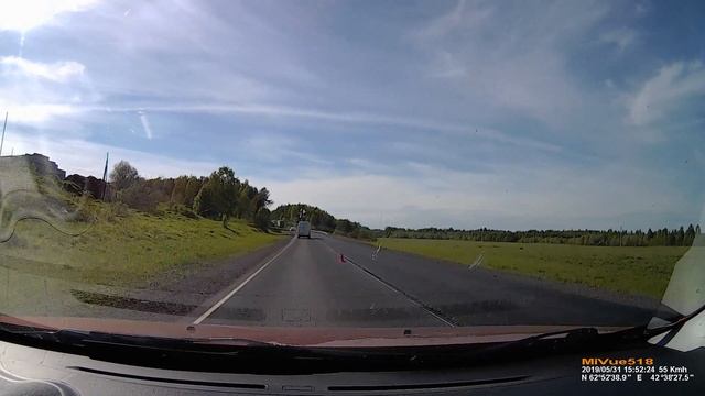 Трасса М-8. Архангельская область. смотреть онлайн