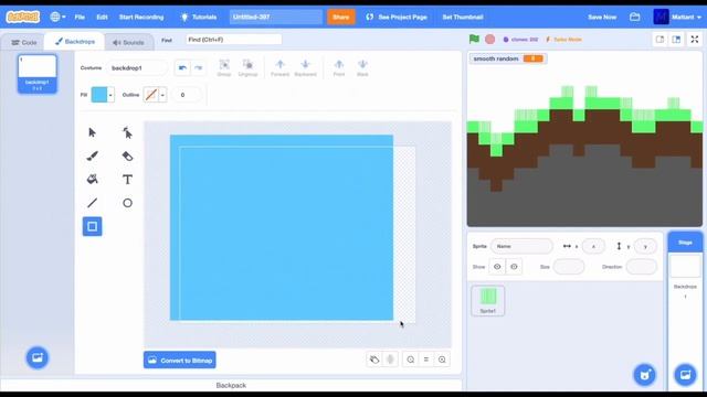 Scratch: 2D Minecraft (Easy) Tutorial (Ep.1) смотреть онлайн