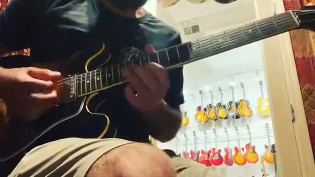 Gibson custom shop 1959 ES-335 + Cranked Marshall Class 5 смотреть онлайн
