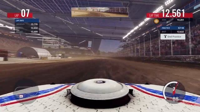 Tony Stewart All American racing Game - Madison Lake - Street Stock Setup смотреть онлайн
