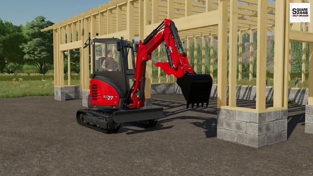 Expanding Storage Unit Parking Lot! | Landscaping | Farming Simulator 22 смотреть онлайн
