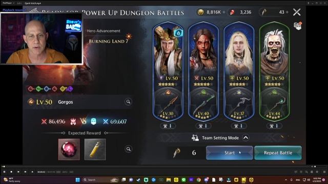 F2P GORGOS level fast | King Arthur Legends Rise смотреть онлайн