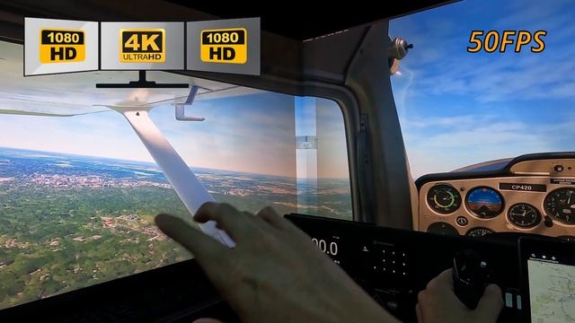 FS2020 Benchmark | Multiple Monitor Test | 4k vs 2K vs 1080p смотреть онлайн