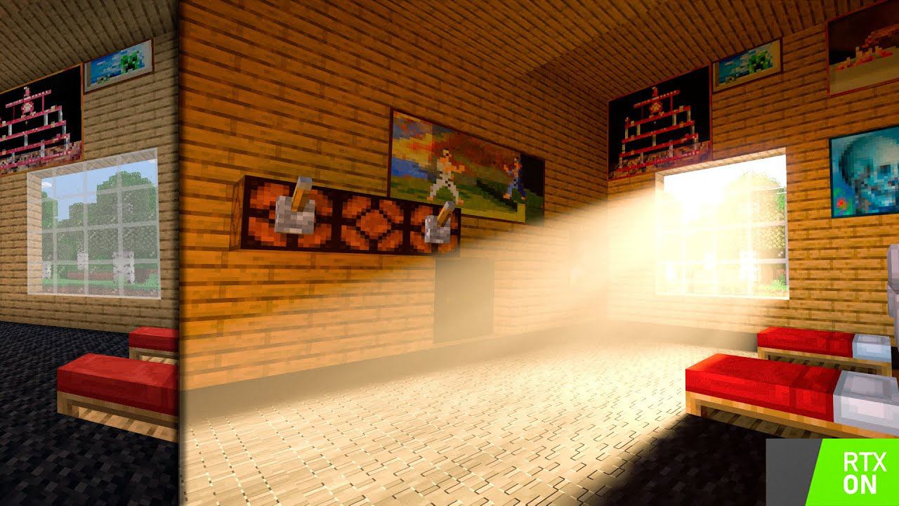 Minecraft Bedrock NVIDIA RTX ON 1.19 gameplay Real Ray-Tracing - RTX 3070 ti смотреть онлайн