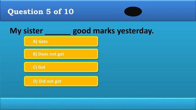 ENGLISH GRAMMAR QUIZ - Past Simple Tense смотреть онлайн